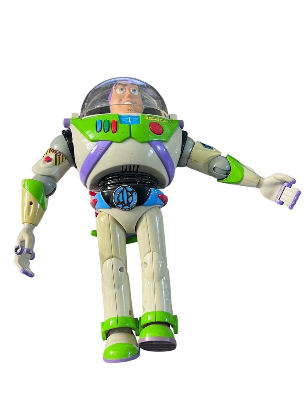 2001 Toy Story Utility Belt Buzz Lightyear With wings works no batteries